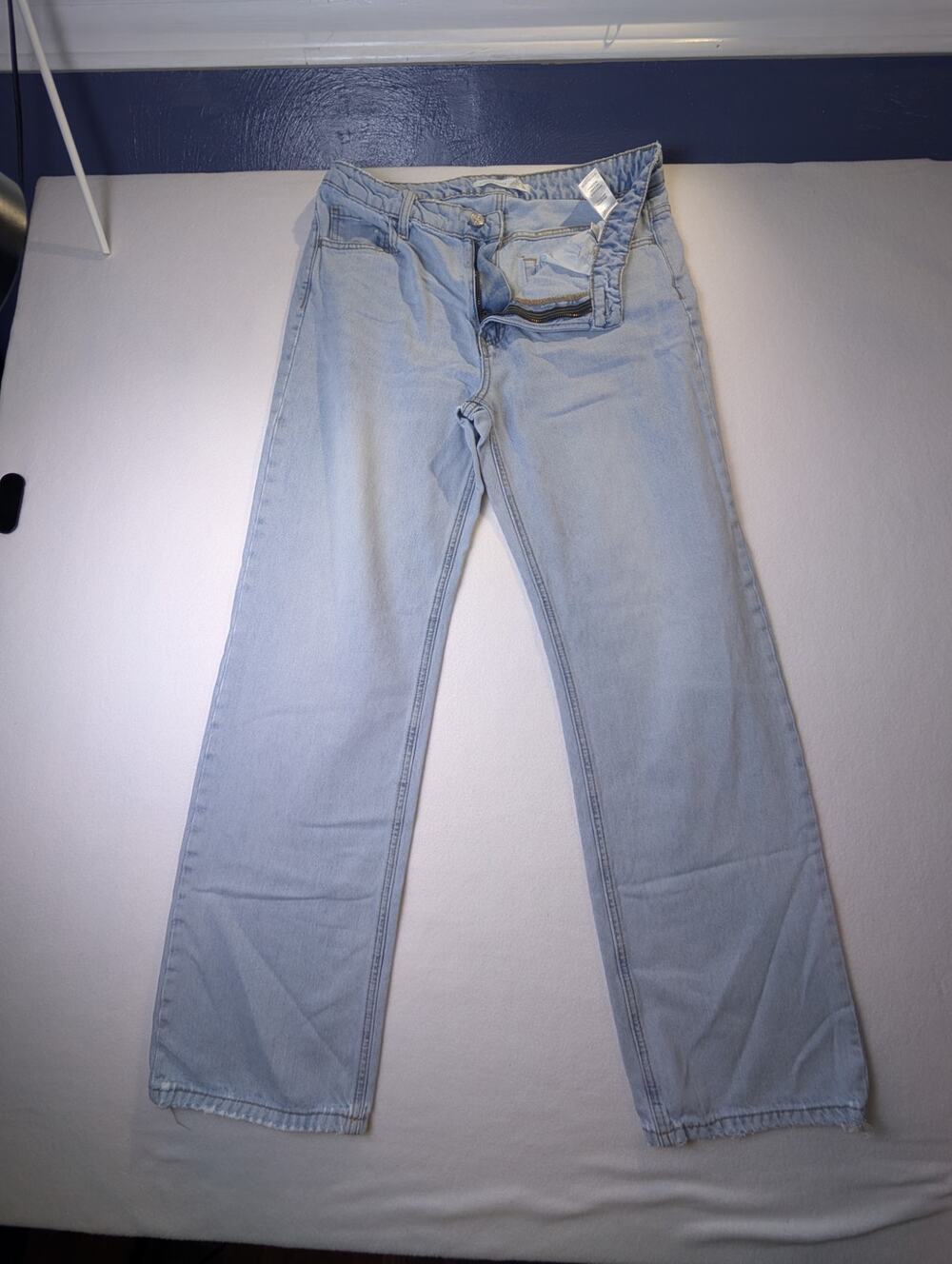 Altard State Straight Leg Light Blue Jeans Size 30